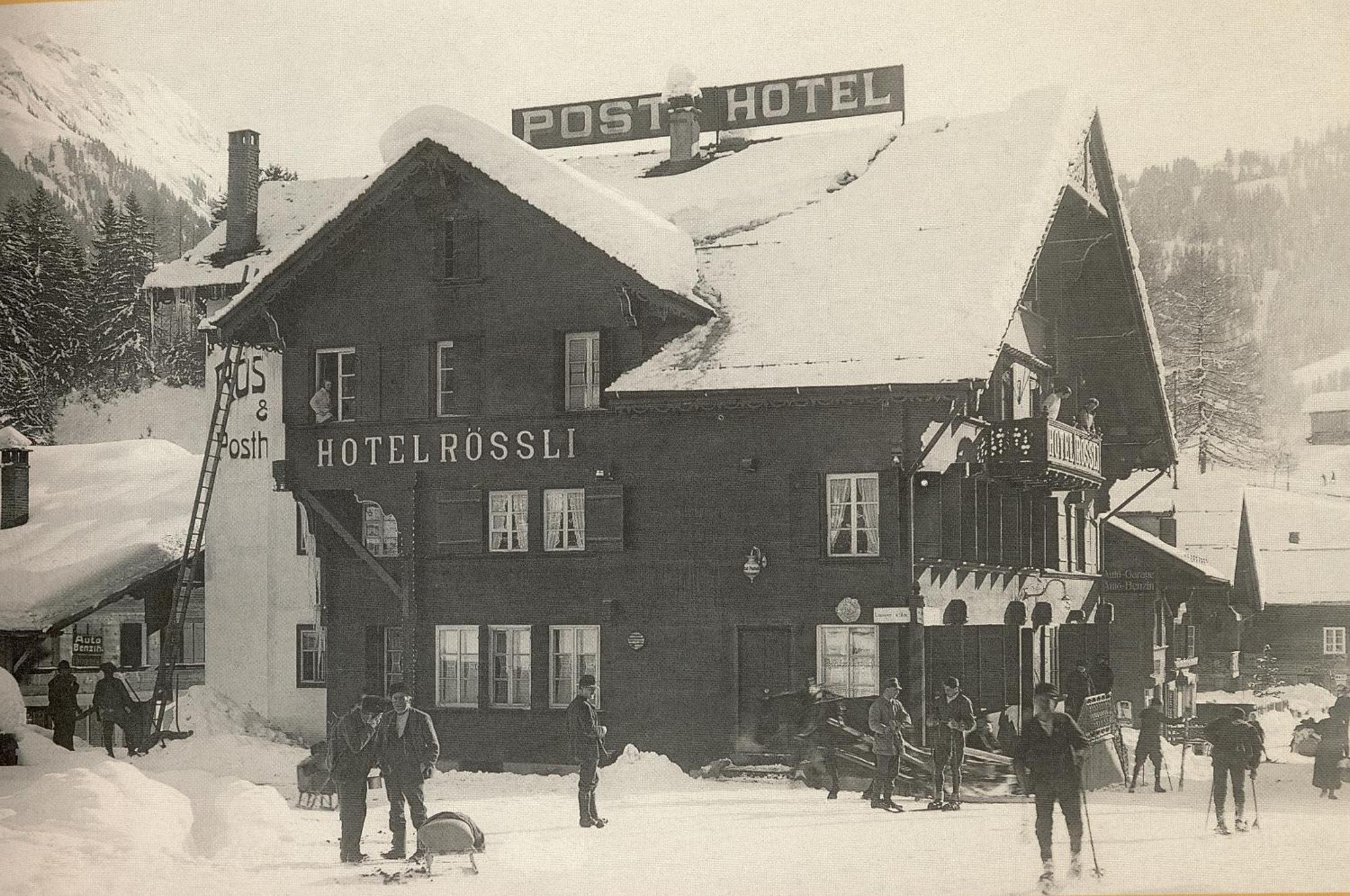 Posthotel Roessli Gstaad Exteriör bild