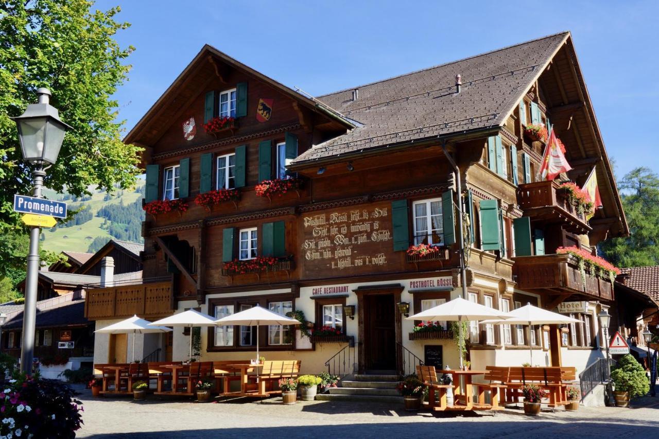 Posthotel Roessli Gstaad Exteriör bild